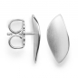 Preview: ohrstecker in dezenter floraler optik in silber jetzt online kaufen