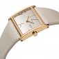 Preview: m&m m11905-913 damenuhr vergoldet mit lederband