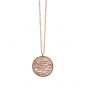 Preview: halskette rotgold mit diamanten al coro nc257wr