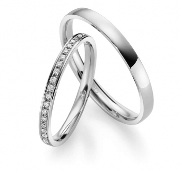 trauringe smal gerstner memoire ringe eheringe mit diamanten