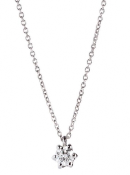 Diamantanhänger mit Kette