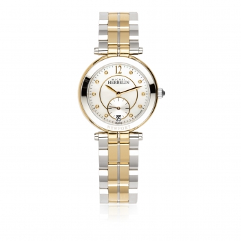 sportlich elegante damenuhren michel herbelin newport 18384/btr89