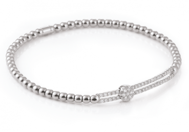 Armband Stretchy Weißgold mit Brillanten