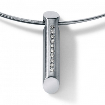 humphrey edelstahlschmuck stab mit brillant