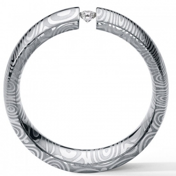 spannringe damast mit diamant