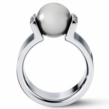 edelstahls schmuck design tahitiperlen diamanten