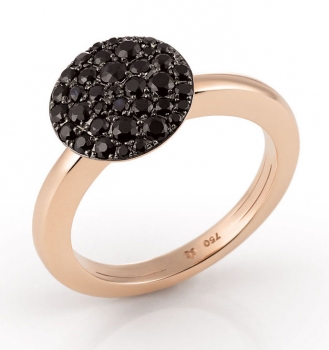 Al Coro Palladio Ring schwarze Saphiere