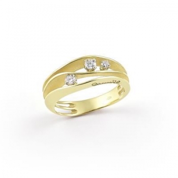 Annamaria Cammilli Dune Ring Gelbgold Bamboo