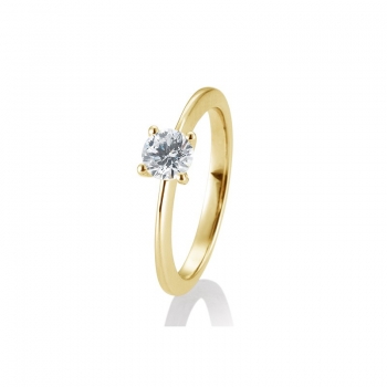 Diamantring 4er Krappe 0,60ct Gelbgold