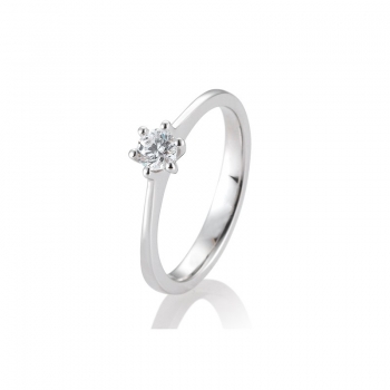 Brillantring Solitaire 6 Krappenfassung