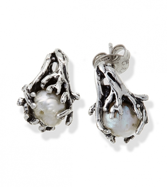 ohrringe silber mit perle sothern sea giovanni raspini