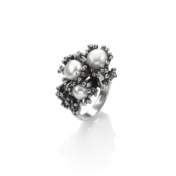 ringe silber perle giovanni raspini anemone kollektion 10562