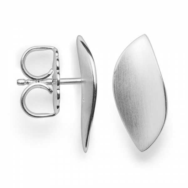ohrstecker in dezenter floraler optik in silber jetzt online kaufen