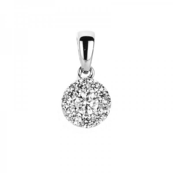 diamantanhänger diamantschmuck paveefassung brillantschmuck 9 mm