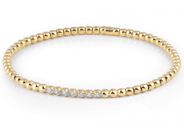 brillantarmbänder dehnbar rosegold brillant al coro stretchy a700g