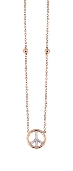 zeller al coro collier peace zeichen c236r