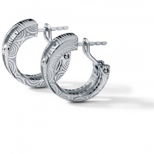 juwelier zeller creolen damaszener stahl