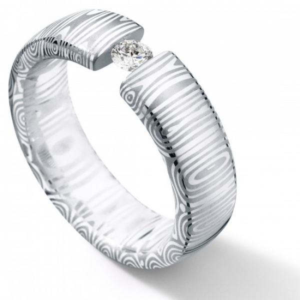 damazener ringe brillant spannringe mit diamant