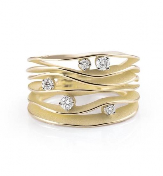 annamaria cammilli dune ringe gelbgold bamboo gan0914y