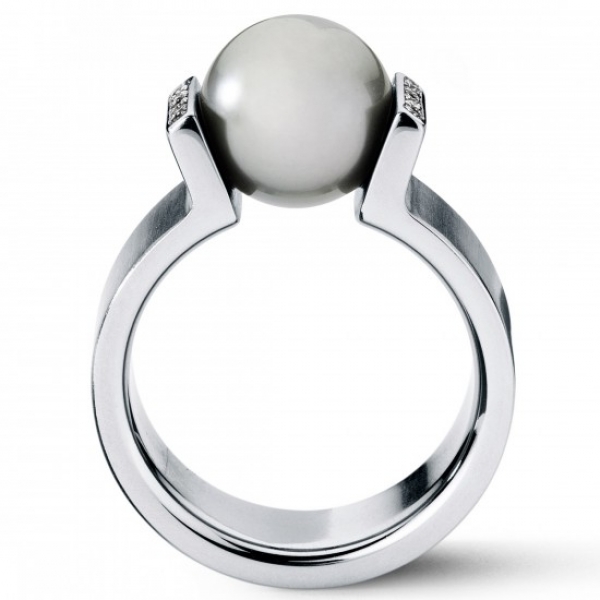 edelstahls schmuck design tahitiperlen diamanten