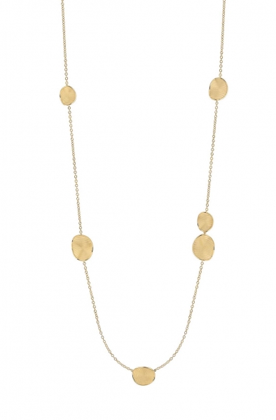 halskette mit einarbeitungen gelbgold mit diamanten annamaria cammilli velvet gco2865u gelbgold sunrise