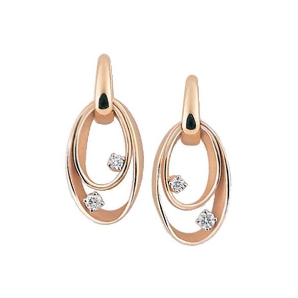 ohhänger diamanten annamaria cammilli  dune orrecchini rosegold apricot gor1244j