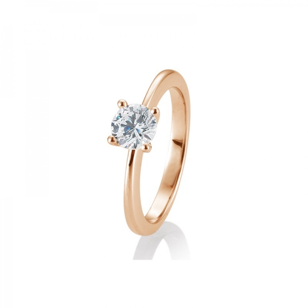 solitärringe krappenfassung 0,80ct