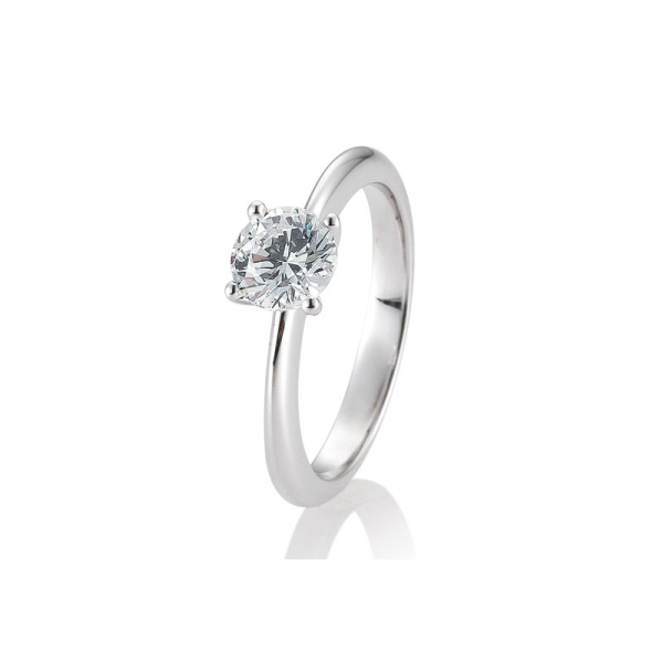 solitärringe weissgold krappenfassung 0,80ct