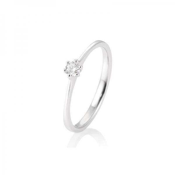 verlobungsring 6er krappenfassung weissgold mit brillant wie frühstück bei tiffany