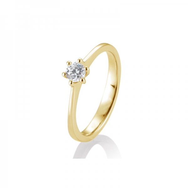 brillantring antragsring 6er krappenfassung weissgold mit brillant wie frühstück bei tiffany