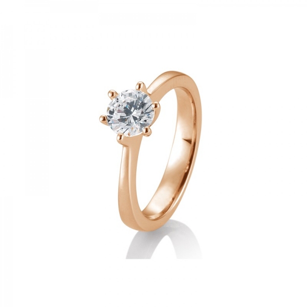 brillantring 6er krappenfassung weissgold mit brillant wie frühstück bei tiffany